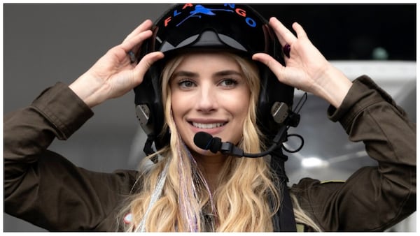 Space Cadet first look: Emma Roberts is dreamy and ambitious in uniform