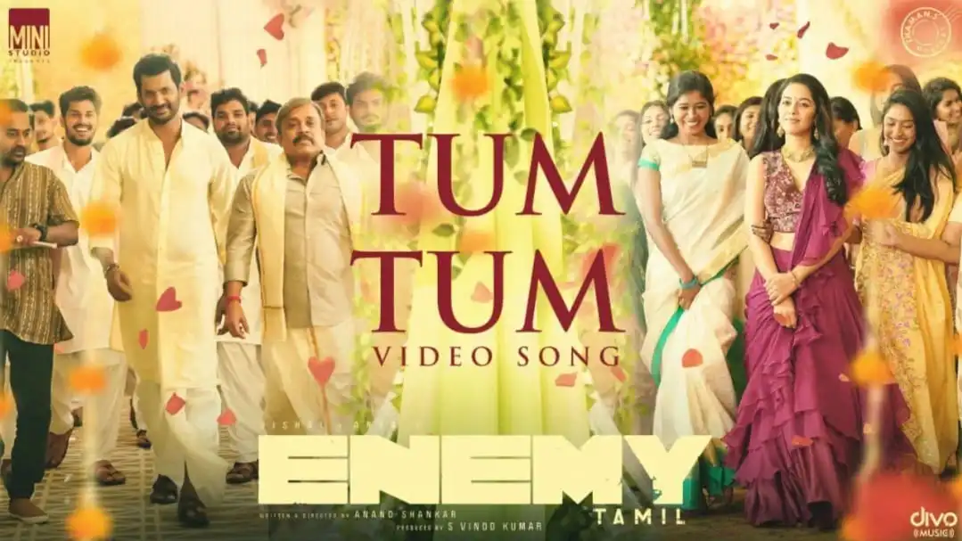 Enemy’s Tum Tum song: Music video of the wedding track has Vishal and Mirnalini Ravi dancing to upbeat tunes