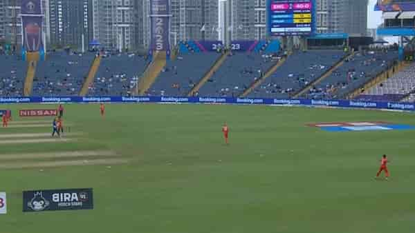 ENG vs NED: Dead rubber game between England and Netherlands sees little to no crowd in Pune