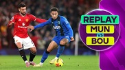 Manchester United vs Bournemouth: Replay