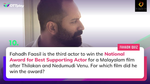 Fahadh Faasil Quiz