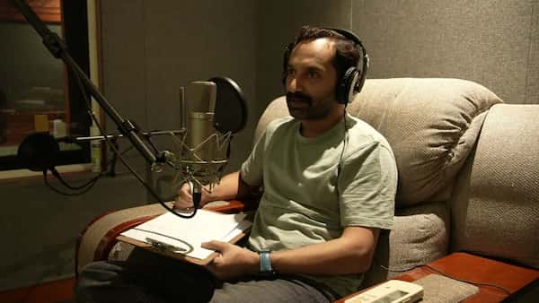 Fahadh Faasil dubs for Rajinikanth's Vettaiyan.