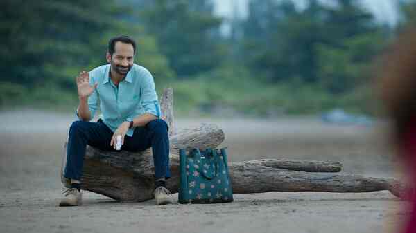 Fahadh Faasil in a still from Pachuvum Athbutha Vilakkum