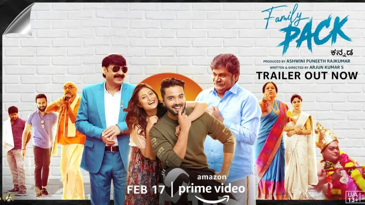 Family Pack trailer: Likith Gowda and Chandu Gowda vie for Amrutha Iyengar’s affection, but who will she choose?