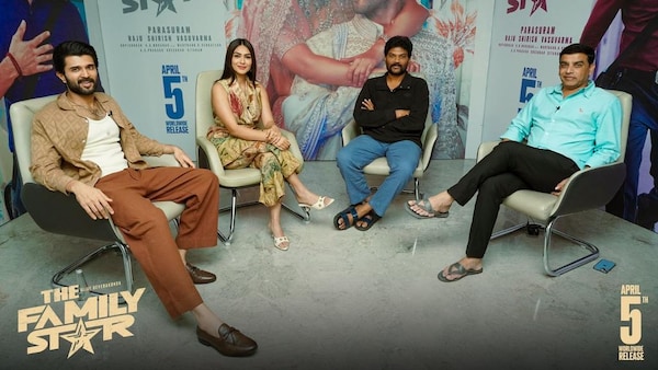 Dil Raju at Family Star promotions