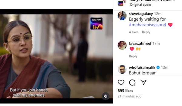 Fans react to Maharani 4 trailer