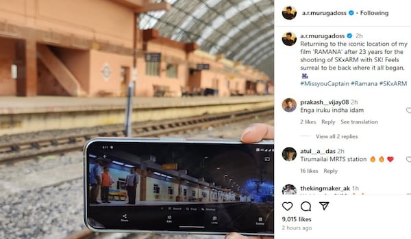 Fans reacted to AR Murugadoss's Instagram post