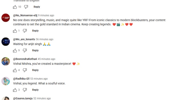Fans' reactions for Saiyaara song Tum Ho Toh
