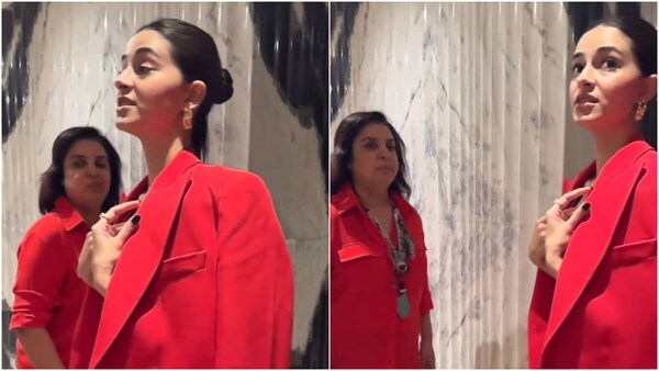 When Farah Khan and 'younger n hotter' Ananya Panday crossed paths | Watch the hilarious video of accidental twinning