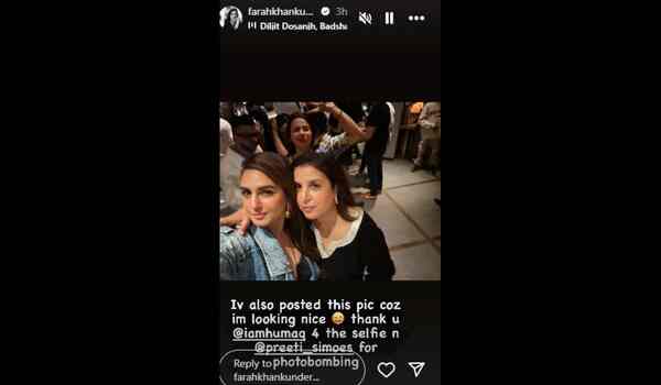 Farah Khan with Huma Qureshi