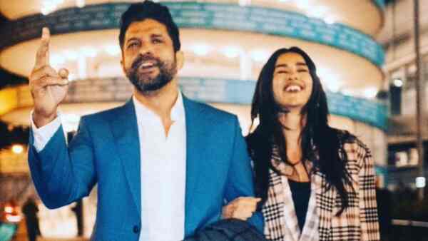 Farhan Akhtar’s birthday wish for wife Shibani Akhtar compels Farah Khan to give a hilarious reaction