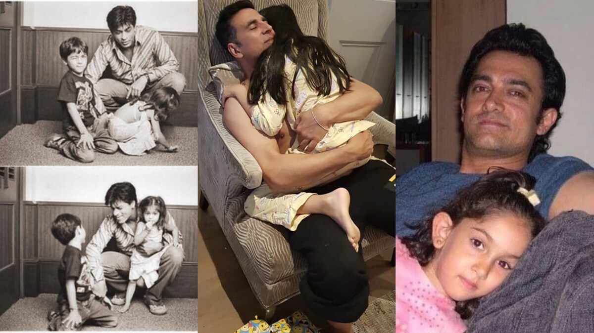Father’s Day 2022: Shah Rukh Khan to Akshay Kumar, witness heartfelt moments between these Bollywood dads and their kids