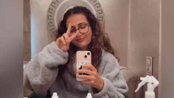 Fatima Sana Shaikh gives a peek inside her vanity van on the sets of Vicky Kaushal’s Sam Bahadur