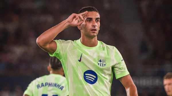 Ferran Torres scored the second goal for FC Barcelona. Image | fcbarcelona/X