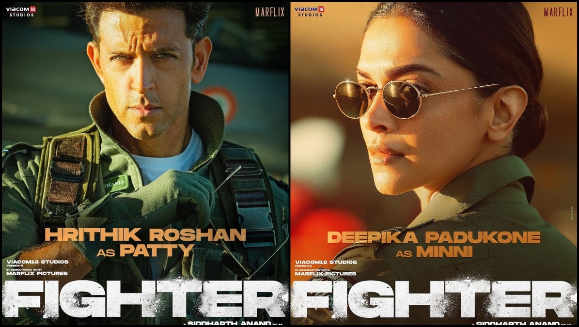 Fighter - Hrithik Roshan and Deepika Padukone announcer teaser date in radiogram conversation; check it out