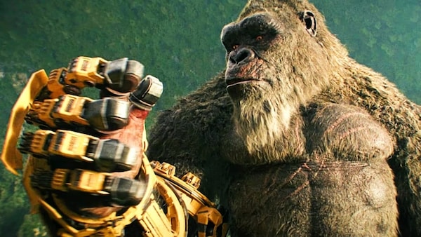 Film still. Godzilla x Kong: The New Empire