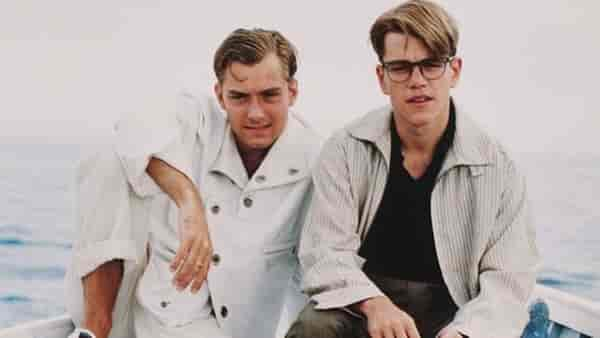 Film still. The Talented Mr Ripley