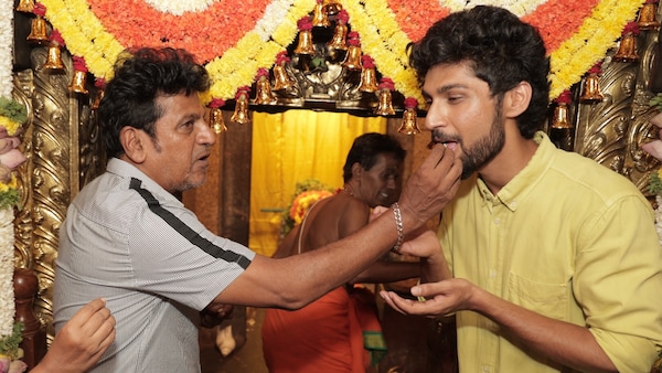 Shivarajkumar and Vamshi at the muhurtha of Firefly