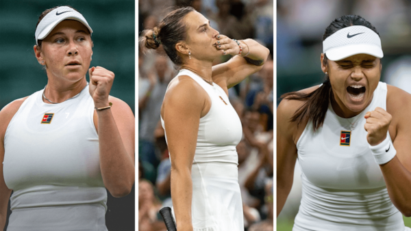 Fists, Fire & Focus: The Mirra, Aryna & Emma Compendium. Images via Facebook/@wimbledon