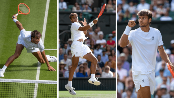 Flavio Cobolli left it all on the grass in his maiden Grand Slam quarterfinal.