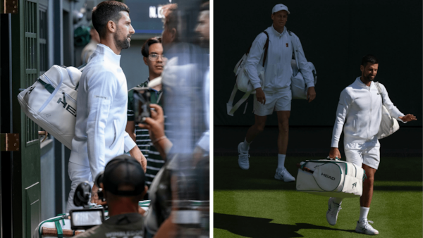 For the first time since 2017, Djokovic will be absent from a Wimbledon final. Images via Facebook/@wimbledon