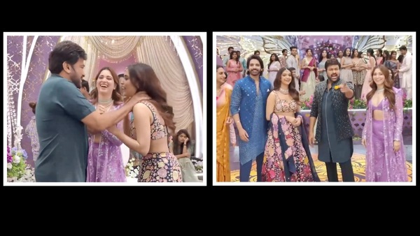 Bholaa Shankar: Chiranjeevi offers a glimpse of a grand set for a sangeet number in the Meher Ramesh directorial