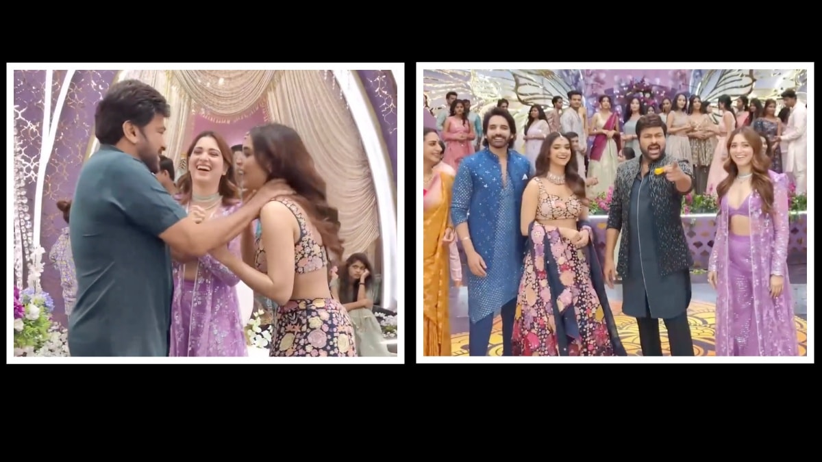 Bholaa Shankar: Chiranjeevi offers a glimpse of a grand set for a sangeet number in the Meher Ramesh directorial