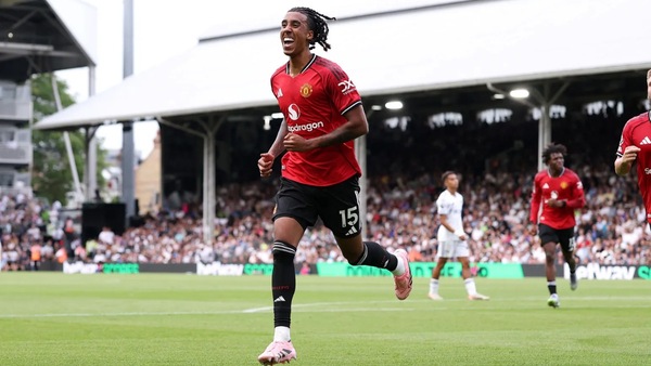 Leni Yoro gave United the first goal. Image | premierleague.com