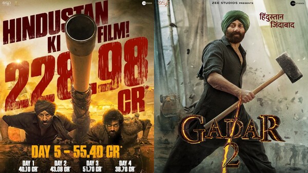 Gadar 2 Box Office Report Day 5: Sunny Deol's film smashes records, enters the Rs. 200 crore club on Independence Day