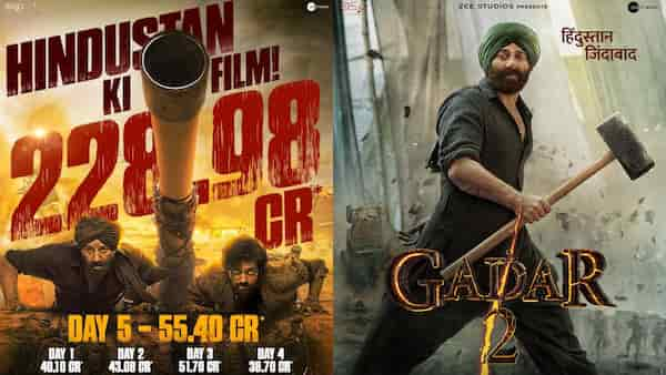 Gadar 2 Box Office Report Day 5: Sunny Deol's film smashes records, enters the Rs. 200 crore club on Independence Day