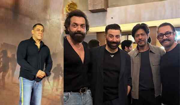 Sunny Deol, Shah Rukh Khan, Aamir Khan, Salman Khan, Sidharth Malhotra, Kiara Advani and other celebs at Gadar 2 success party! See pics and videos!