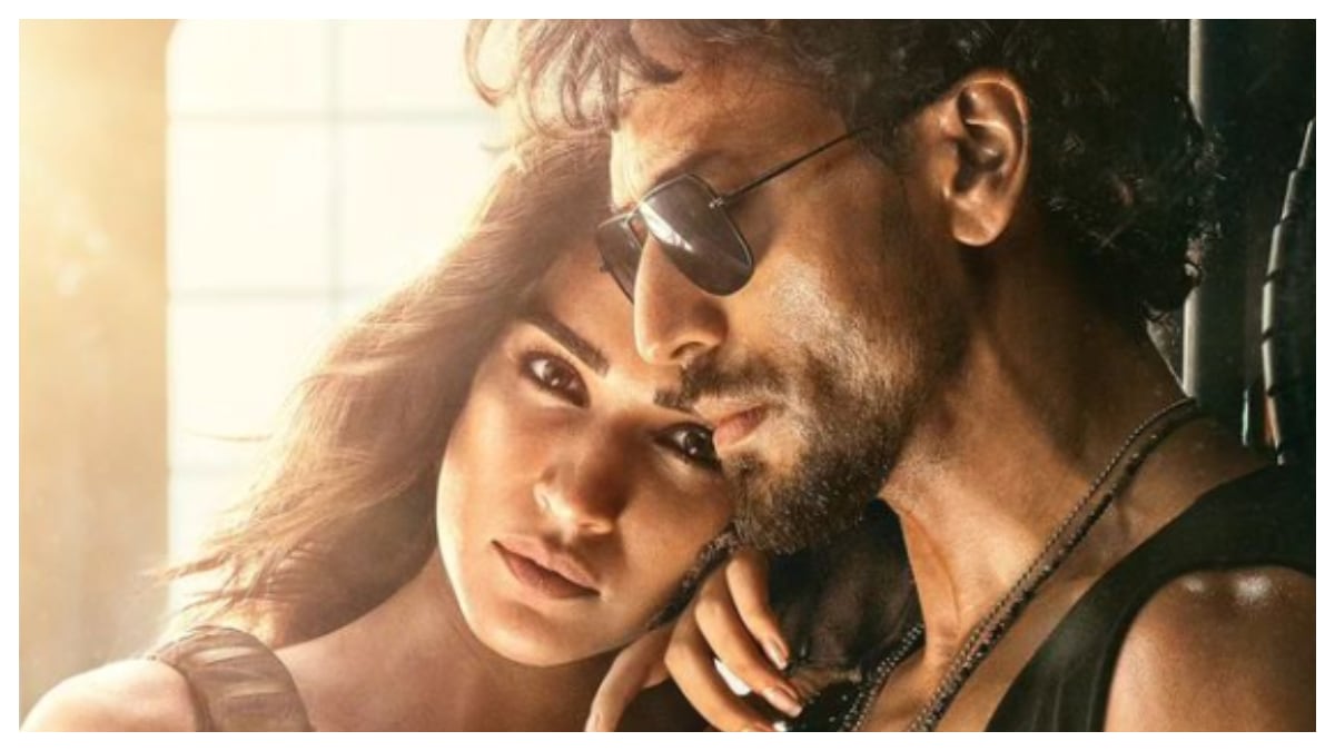 Ganapath teaser release date locked, Tiger Shroff and Kriti Sanon announce with a new poster