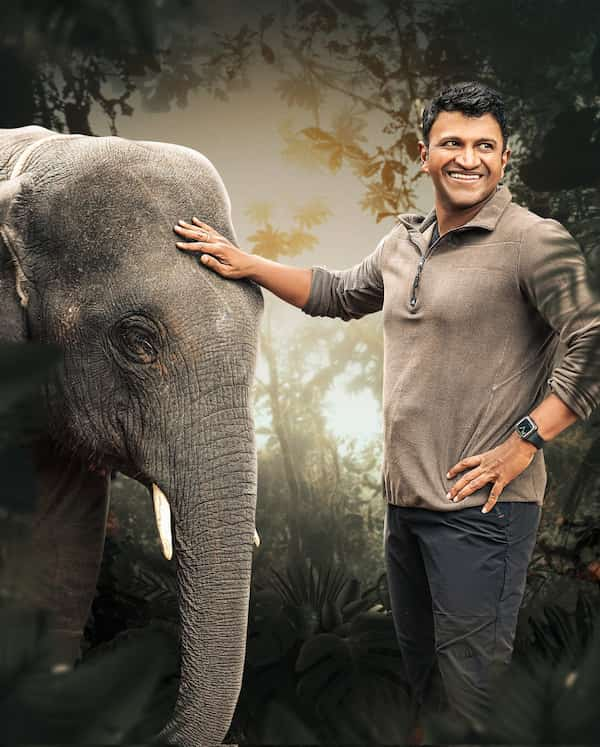 Puneeth Rajkumar in a still from Gandhada Gudi