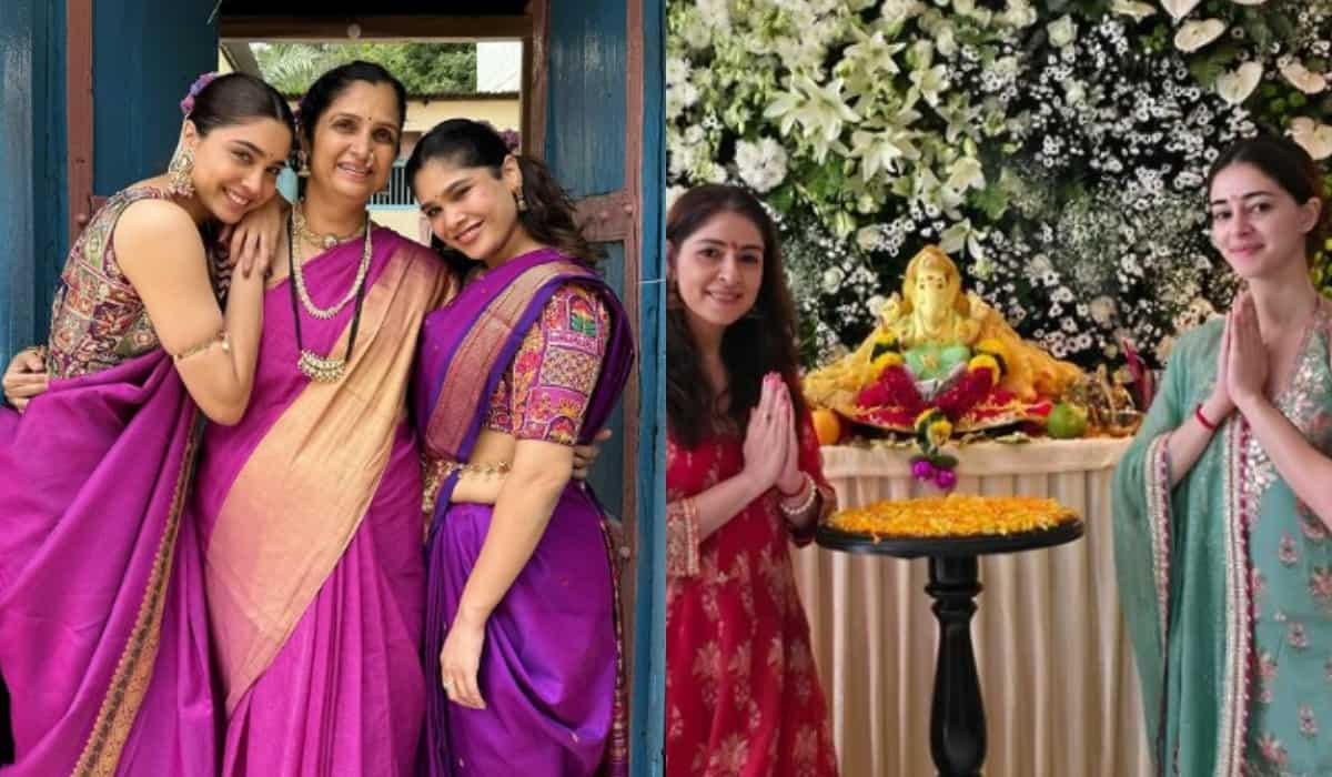 Ganesh Chaturthi 2024: Ananya Panday, Sharvari, Akshay Kumar, Sonam Kapoor and other Bollywood celebs welcome ‘Bappa’ home | See pics