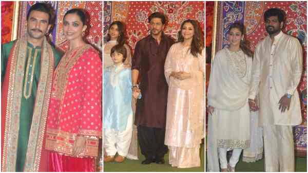 Ambani’s Ganesh Chaturthi celebrations: Deepika Padukone and Nayanthara have a Jawan reunion with Shah Rukh Khan