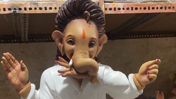 Allu Arjun's Pushpa Raj inspires Ganesha idols for Ganesh Chaturthi