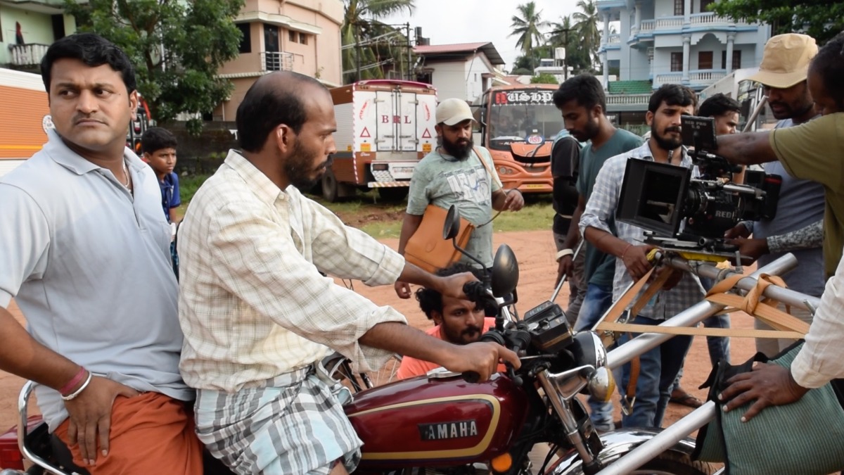 Rishab and Raj during the making of the film