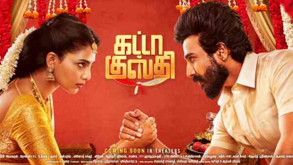 Gatta Kusthi: Vishnu Vishal, Aishwarya Lekshmi indulge in arm wrestling in the sports drama's second look poster