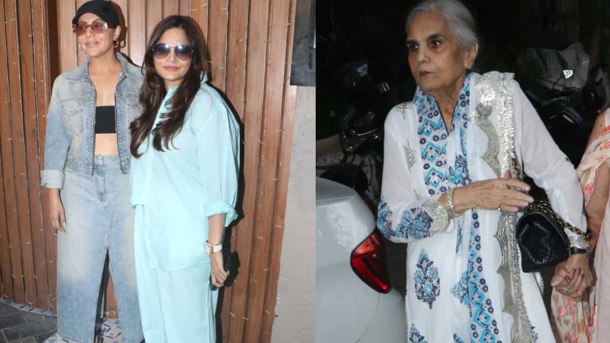 Gauri Khan-Alvira Agnihotri, Salma Khan-Helen make heads turn at Alanna Panday’s baby shower - See pics