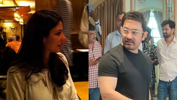 Gauri Spratt and Aamir Khan