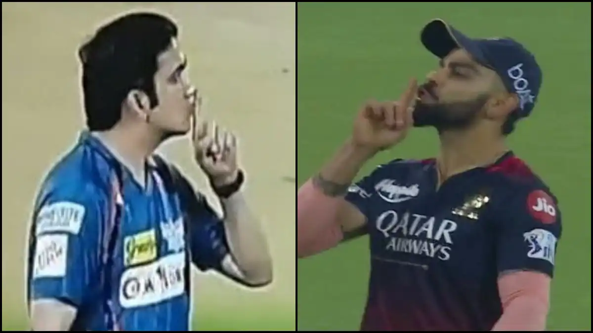 Was Virat Kohli taunting LSG mentor Gautam Gambhir? Videos of catch-taking celebration go VIRAL