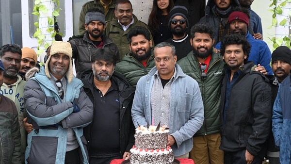 Leo: Gautham Menon rings in birthday on the Vijay-Lokesh Kanagaraj film set in Kashmir