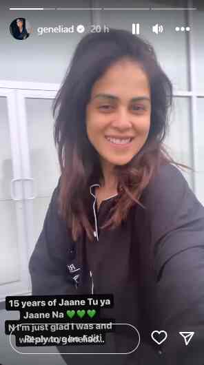 Actress Genelia D'Souza's Instagram Story