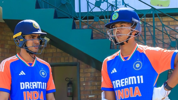 Shubman Gill and Yashasvi Jaiswal during a T2OI game. Image | BCCI on X