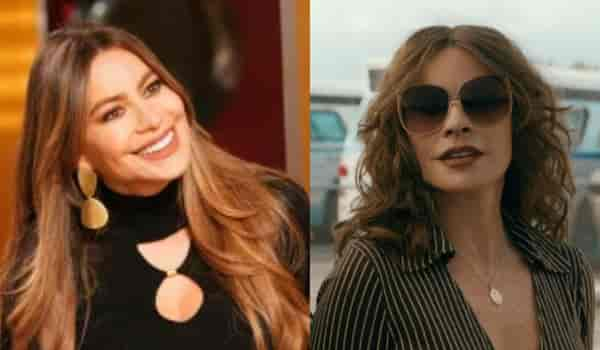 Sofía Vergara as Gloria Pritchett of Modern Family (L) and Griselda Blanco