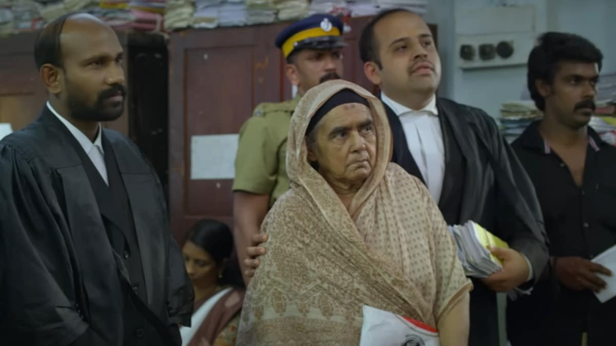 Devi Verma in a still from film Saudi Vellakka