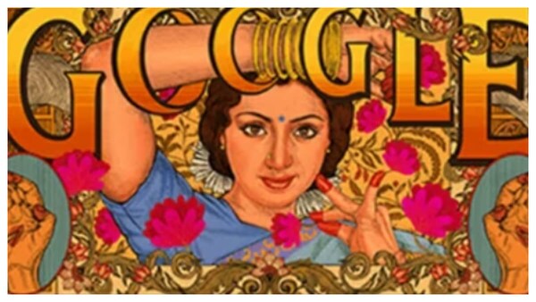 Google Doodle celebrates Sridevi's 60th birth anniversary, pays tribute to her iconic roles