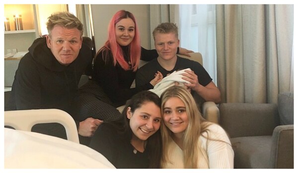 Chef Gordon Ramsay receives an “amazing birthday present” in the form of sixth child