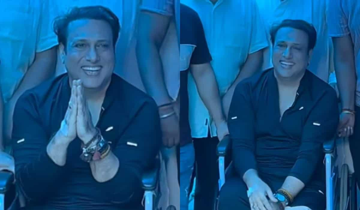 Govinda discharged from hospital after gun misfire; folds hands in gratitude | WATCH