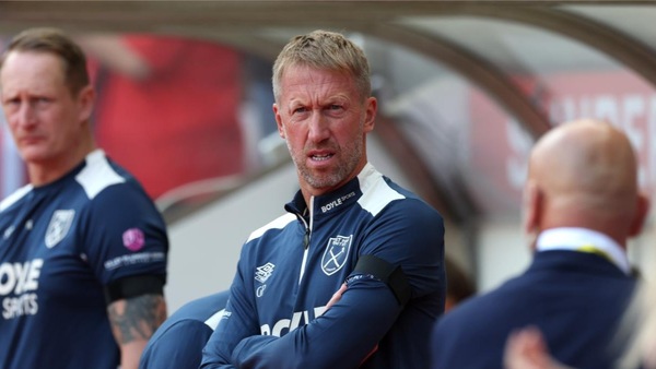 Potter after the defeat against Sunderland. Image | whufc.com